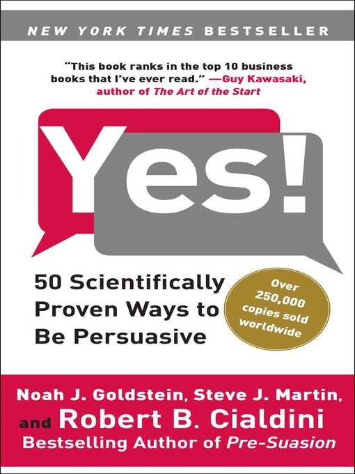 Title details for Yes! by Noah J. Goldstein - Wait list